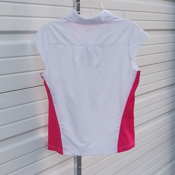 FILA women's cap sleeve polo top size S - Picture 2 of 12